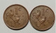 SOUTH AFRICA 1966 1 CENT SET (Afrikaans + English Version) - Sud Africa