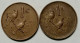 SOUTH AFRICA 1967 1 CENT SET (Afrikaans + English Version) - South Africa