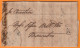 1852 - Folded SHIP LETTER From CALCUTTA (Kolkata), Inde To MAURITIUS,  île Maurice - Arrival Stamp - ...-1852 Voorfilatelie