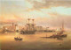 Angleterre - Hull - Hull From The Humber 1876 Showing A Paddle Steamer At Victoria Fier By Henry Redmore - Art Peinture  - Hull