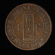  Indochine / Indochina, , 1 Centième / 1 Cent, 1892, , Bronze, TTB (EF),
KM#1, Lec.43 - French Indochina