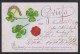 Gruss Aus ... Bring Gluck / Year 1899 / Long Line Postcard Circulated, 2 Scans - Greetings From...