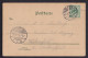 Gruss Aus ... / Wo Ich Gehe Wo Ich Stehe,... / Year 1899 / Long Line Postcard Circulated, 2 Scans - Saluti Da.../ Gruss Aus...