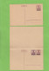 P 2 + P 4 UNGEBRAUCHT. - Postal  Stationery