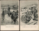 GUERRE RUSSO-JAPONAISE 1904-1905 "Troupes Et Campements" Lot De 2 Cartes Postales - Guerres - Autres