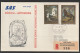 1979, SAS, Erstflug, Liechtenstein - Göteborg Sweden - Air Post