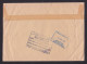 Belgium: Registered Cover To Nicaragua, 2013, No Stamps, CN22 Customs Label, Cancel Received Taped (creases) - Briefe U. Dokumente