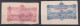 HAWAII (ca. 1890), 2 Cutouts Of Entires HONOLULU, HAWAII (1x Unused, 1x Used 4-ring) - Sonstige & Ohne Zuordnung