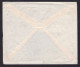 Belgian Congo: Airmail Cover To USA, 2 Stamps, Soldier, Military, Gun, Red Jusqu'a Bar Cancel (minor Damage) - Covers & Documents