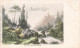 FANTAISIES - Une Halte Près Du Torrent - Animé - Carte Postale Ancienne - Autres & Non Classés