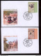 Label Transnistria 2023 Dog Breeds 6 FDCs Imperforated - Vignettes De Fantaisie