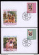 Label Transnistria 2023 Dog Breeds 6 FDCs Imperforated - Viñetas De Fantasía