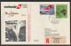 1982, Swissair, Erstflug, Genf - Salisbury Zimbabwe - Erst- U. Sonderflugbriefe