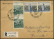 Registered Cover From Luxemburg To Belgium - Covers & Documents