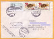 2001  ROMANIA Registered  Letter To Moldova  Fauna, - Storia Postale