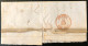 France, TAD D'entrée FRANCE PAR MONS Sur Grand Fragment De Lettre DeMaubeuge 14.7.1854 - (A360) - Marques D'entrées