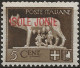 OIJO1N - 1941 Occup. Milit. Ital. ISOLE JONIE, Sass. Nr. 1, Francobollo Nuovo Senza Linguella **/ - Ionische Eilanden