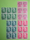 Lot Marianne Gandon - Surcharges Algerie - Timbres Taxe Surcharges Algérie - Bloc De 6 Timbres Neuf - Collections, Lots & Series