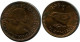 FARTHING 1954 UK GREAT BRITAIN Coin #AN521.U.A - B. 1 Farthing