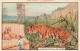 ANIMAUX & FAUNE - Le Tigre - Les Grandes Chasses - Animé - Carte Postale Ancienne - Tijgers