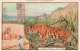 ANIMAUX & FAUNE - Le Tigre - Les Grandes Chasses - Animé - Carte Postale Ancienne - Tigres