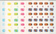 Delcampe - ARABIE SUD/E SHARJAH Poste ** - Michel 1158/77, Exceptionnelle Collection De 106 Feuilles Entières De 15 Essais De Coule - Sharjah
