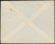 ESPAGNE GUERRE CIVILE NATION Poste LET - Granada Ed. 36, Paire + Fiscal 30c. Rouge, Sur Enveloppe 9/7/37: 1c. Bleu - Verschlussmarken Bürgerkrieg