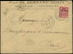 LEVANT FRANCAIS Poste LET - 6, Type I, Seul Sur Enveloppe Rec.  Pour Paris, Constantinople 26/8/02: 50c. Rose (Maury) -  - Other & Unclassified
