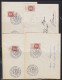Delcampe - FRANCE Bandes Publicitaires LET - Collection De 105 Lettres Avec Timbres + Marges Publicitaires. Période 1920/1950 - Other & Unclassified
