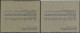 CEYLAN Entiers Postaux N - Wiegand 25/26, 2 Aérogrammes: 30c Bleu Et 50c. Rouge - Cote: 200 - Ceylan (...-1947)