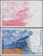 FRANCE Billets SUP - 50f. Saint Exupéry, Extraordinaire Variété D'impression Sans Couleur Bleu (recto & Verso) + Variété - Fehlprägungen