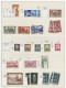 Delcampe - SARRE Lots & Collections LOT - 1927/1959, Sarre + Memel + Zone Française, Petite Collection En Un Album Leuchtturm, Nomb - Colecciones & Series