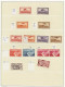 Delcampe - SARRE Lots & Collections LOT - 1927/1959, Sarre + Memel + Zone Française, Petite Collection En Un Album Leuchtturm, Nomb - Collections, Lots & Séries