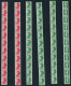 Delcampe - FRANCE Roulettes LOT - Petite Collection De Bandes De 11 Entre Les Numéros 56/104, Quelques Doubles, Belle Qualité - Cot - Francobolli In Bobina