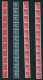 Delcampe - FRANCE Roulettes LOT - Petite Collection De Bandes De 11 Entre Les Numéros 56/104, Quelques Doubles, Belle Qualité - Cot - Roulettes