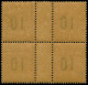 INDOCHINE Poste ** - 64, Bloc De 4, Millésime "4": 10 S. 75c - Cote: 165 - Unused Stamps