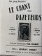 LE CHANT DES RAZETEURS REPRODUCTION  4 PAGES TAUREAUX ET RAZETEURS PAROLES ET MUSIQUE COCARDE COURSE LIBRE TAUROMACHIE - Sonstige & Ohne Zuordnung