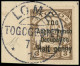 TOGO Poste O - 31Ab, Type II, "Tog" Au Lieu De Togo, Signé Scheller: 1/2p. Sur 3pf. Brun - Cote: 900 - Used Stamps