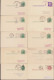 Delcampe - Costumes & Indiens Poste O - Usa, Exceptionnelle Collection De + 300 Cartes Postales Avec Cachets Différents De Villes E - Indiens D'Amérique