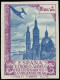 ESPAGNE Poste Aérienne ** - 211a, Non Dentelé: 10p. Violet Et Bleu - Cote: 110 - Unused Stamps
