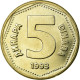 Monnaie, Yougoslavie, 5 Dinara, 1993, SUP, Copper-Nickel-Zinc, KM:156 - Yougoslavie