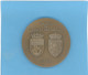 MÉDAILLE - BANQUE PARIS-BAS -CENTENAIRE -1972-BRONZE-71,5 Mm-198Gr -GRAVEUR G.SIMON . - Firma's