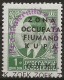 OIKU37L - 1941 Occ. Milit. Ital. ZONA FIUMANO KUPA, Sass. Nr. 37, Francobollo Nuovo Linguellato */ - Fiume & Kupa