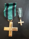 Krzyż Partyzancki - Medal + Miniature - Altri & Non Classificati