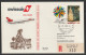 1982, Swissair, Erstflug, Genf UN - Colombo Sri Lanka - Erst- U. Sonderflugbriefe