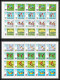 111 - Ajman - MNH ** Mi N° 247 / 254 A Jeux Olympiques (olympic Games) Mexico 68 Feuilles (sheets) - Adschman