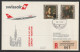 1983, Swissair, Erstflug, Liechtenstein - Boston USA - Luftpost