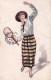 Sport - TENNIS - Illustrateur - Jeune Femme Elegante Jouant Au Tennis - 1920 - Tennis