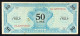 50 AM LIRE 1943 SERIE Italiana B.E.P. BB+ Macchioline LOTTO 4412 - Ocupación Aliados Segunda Guerra Mundial