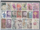 FRANCE - ANNÉE 1968 COMPLÈTE -OBLITÉRÉS-N° 1542 /1581 - 40 TIMBRES -OBLITÉRATIONS CACHETS A DATE - 1960-1969